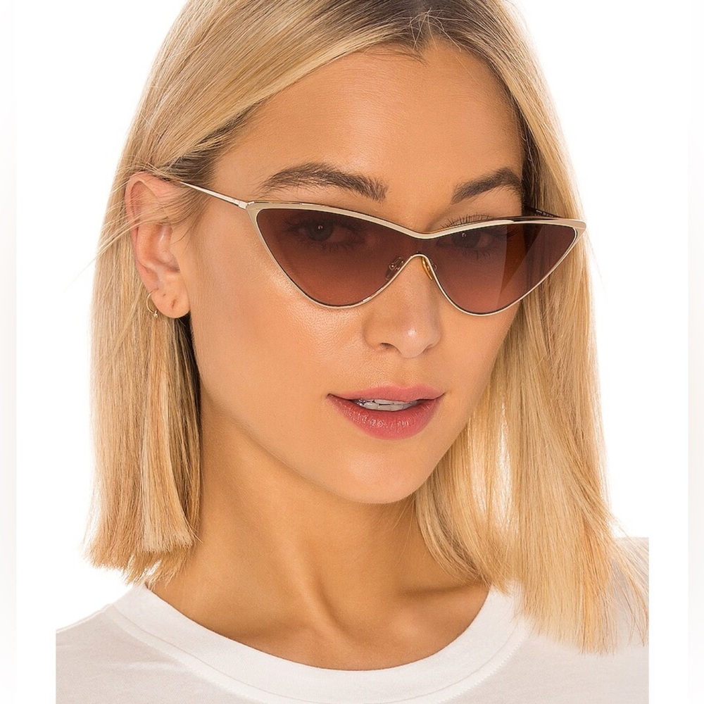 🕶️ Zyon Gold Wire Frame Cat Eye Sunglasses | my my my